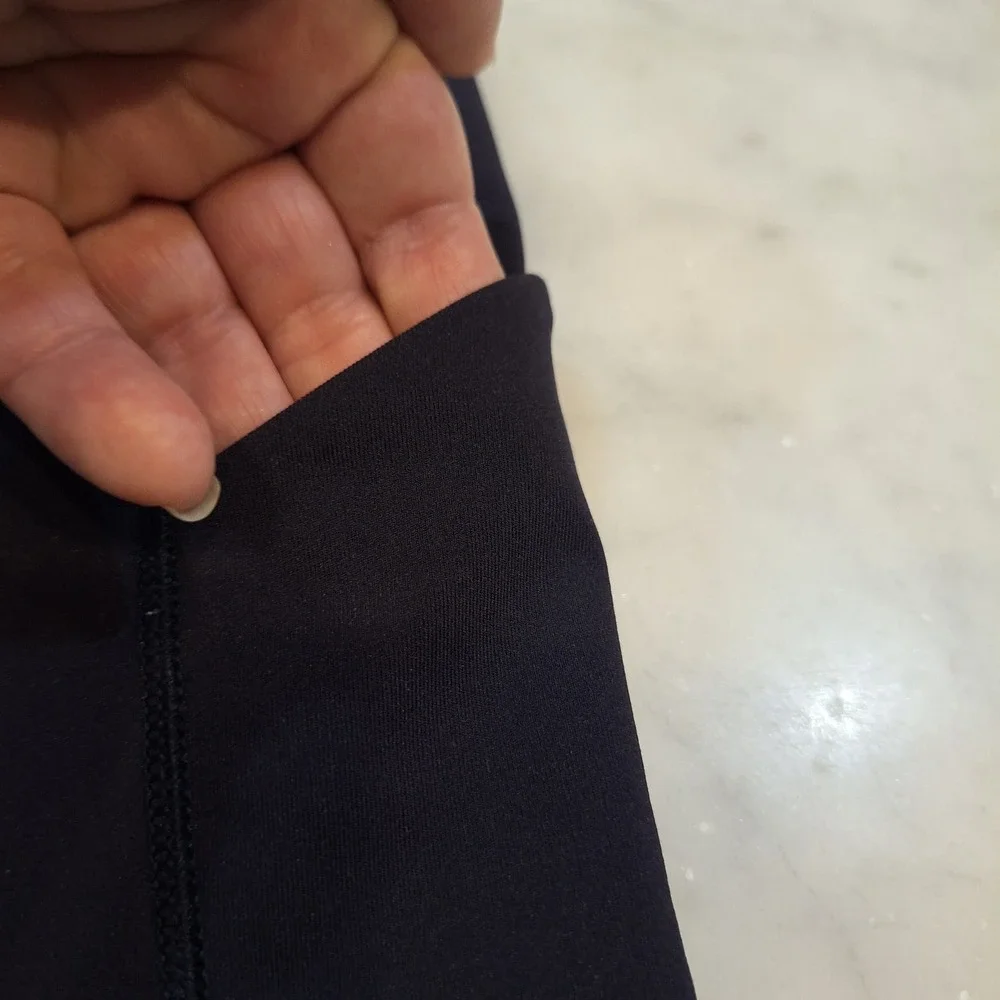 Lululemon Speed Up Tight Sz 4 Midrise Navy Blue Running‎ Leggings Pockets Yoga
